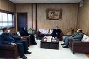 نشست مدیرکل کانون استان سمنان با فرماندار مهدی‌شهر