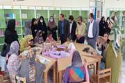کارسوق حوض فیروزه در کانون ایوانکی