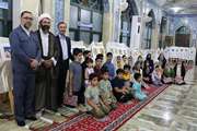  گشایش نمایشگاه آثار اعضای کانون سمنان در گلزار شهدا